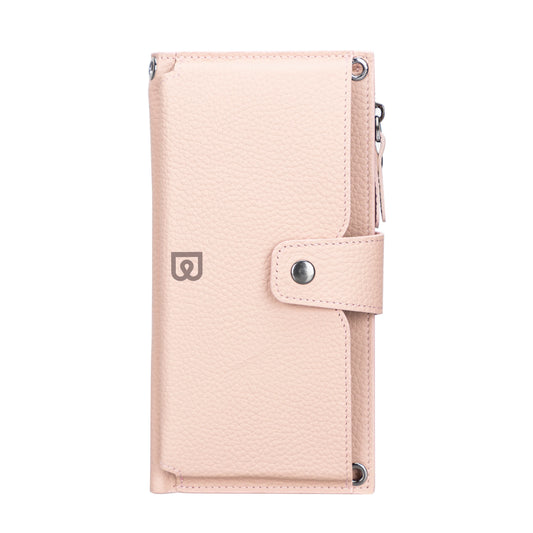 Nexora Strap Leather Crossbody Wallet