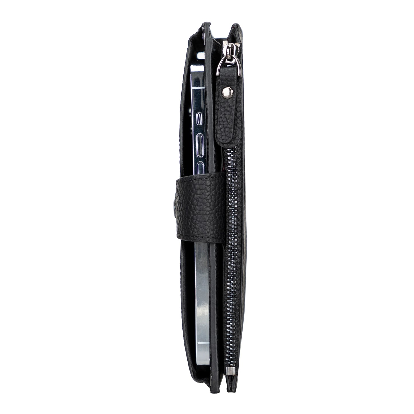 Nexora Strap Leather Crossbody Wallet