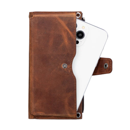 Lozan Leather Phone Crossbody Wallet