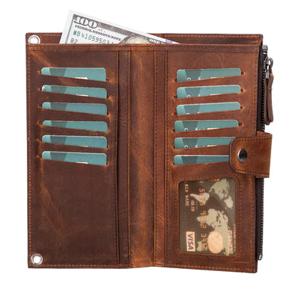 Lozan Leather Phone Crossbody Wallet
