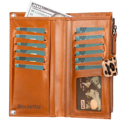 Nexora Leather Phone Crossbody Wallet