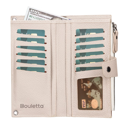 Nexora Leather Phone Crossbody Wallet