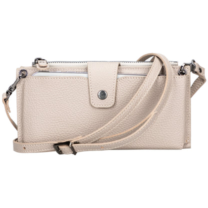 Nexora Leather Phone Crossbody Wallet