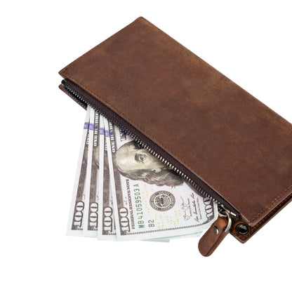 Nexora Leather Phone Crossbody Wallet