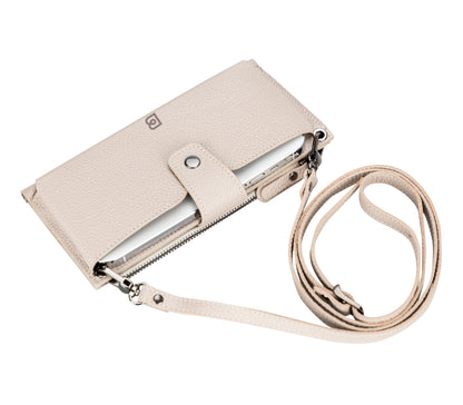 Nexora Leather Phone Crossbody Wallet