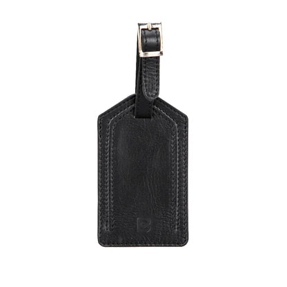Fluento Leather Luggage Tag with AirTag Slot