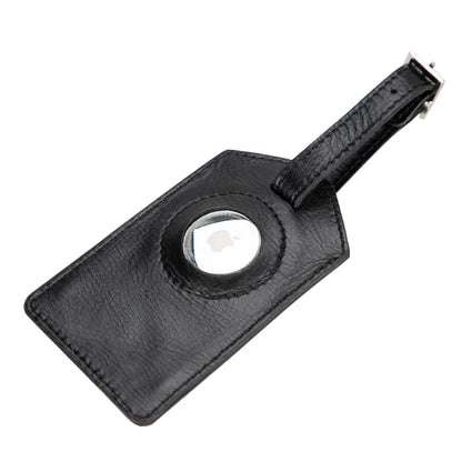 Fluento Leather Luggage Tag with AirTag Slot