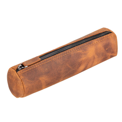 Leather Pencil Case – Slim Zip Design