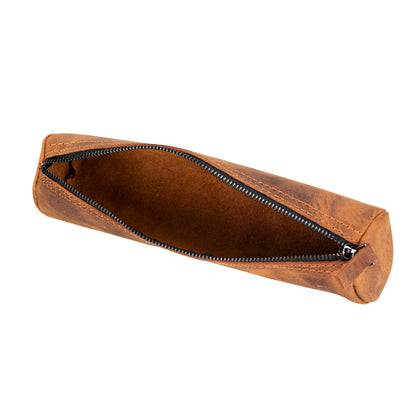 Leather Pencil Case – Slim Zip Design
