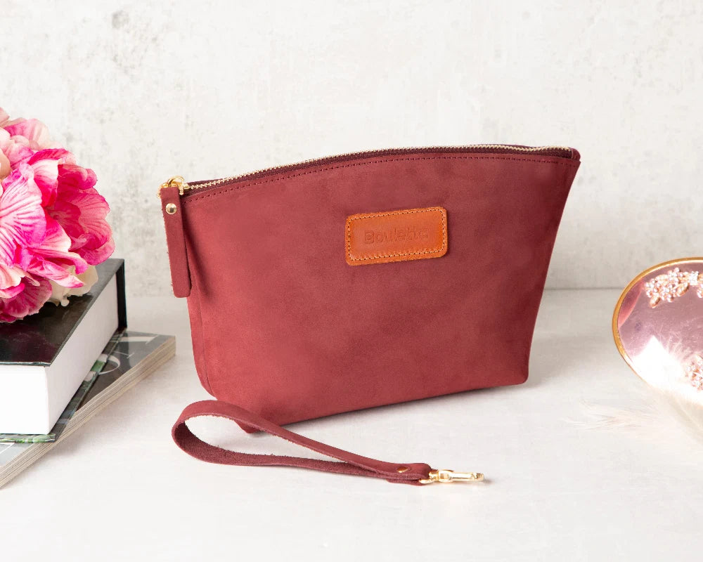 Nimora Leather Makeup Bag