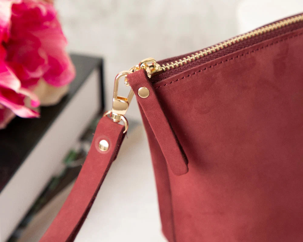 Nimora Leather Makeup Bag