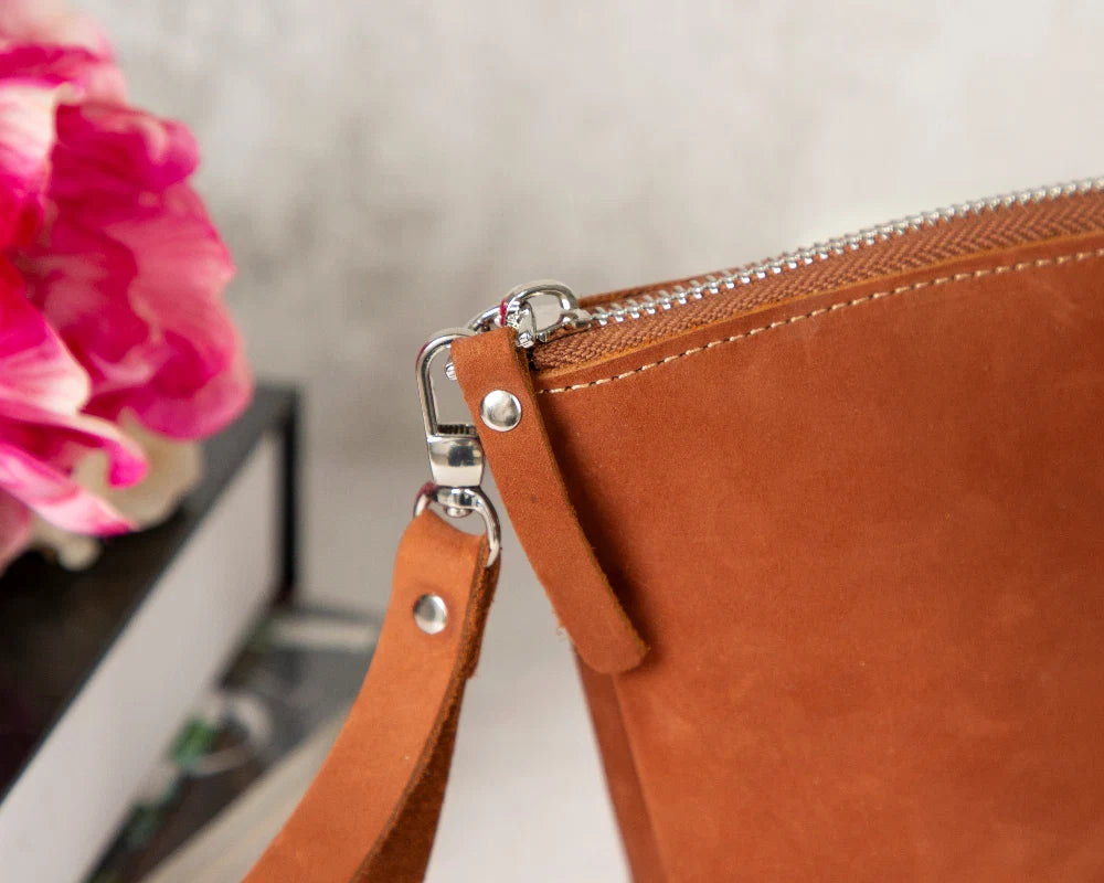 Nimora Leather Makeup Bag