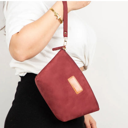 Luna Leather Makeup & Toiletry Bag