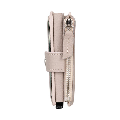 Zip Mechanical Leather Card Holder