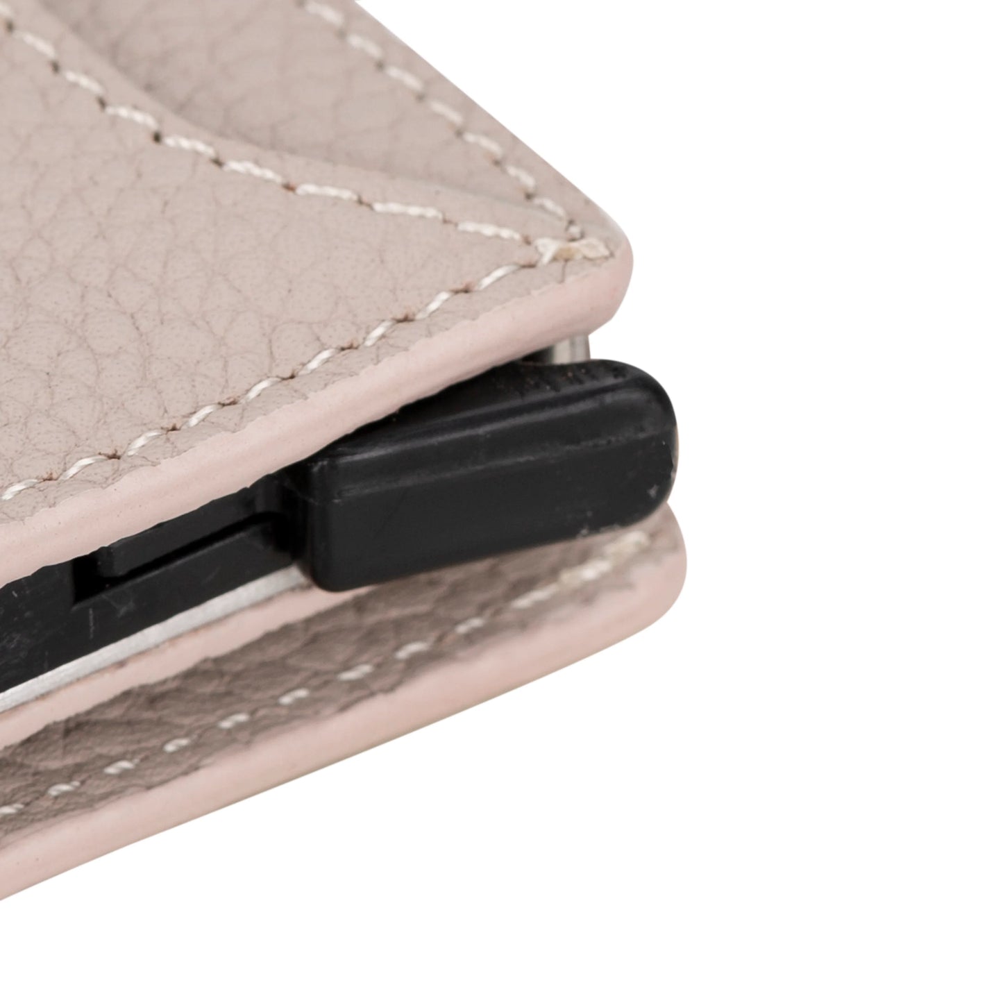 Leather Zip Mechanical Card Holder
