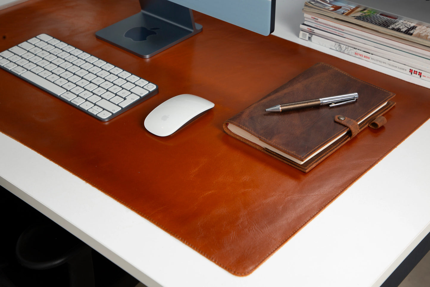 Single Layer Leather Desk Mat Large Size