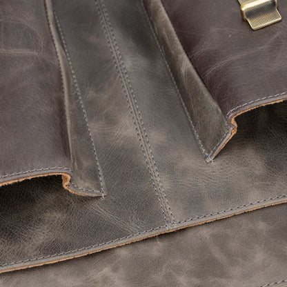 Olympus Leather Laptop Briefcase – 14 & 17 Inch