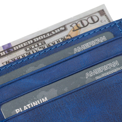 BLW18 Slim Leather Card Holder – 9 Colors