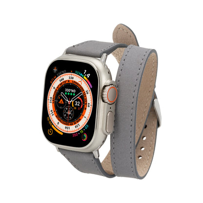 Leather Apple Watch Bands - DTS Double Tour Slim Quantum Style CP22
