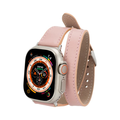 Leather Apple Watch Bands - DTS Double Tour Slim Quantum Style CP22