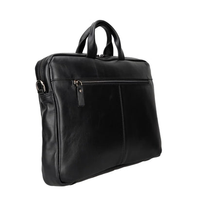 Apollo 16-Inch Leather Laptop Briefcase