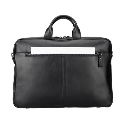 Apollo 16-Inch Leather Laptop Briefcase