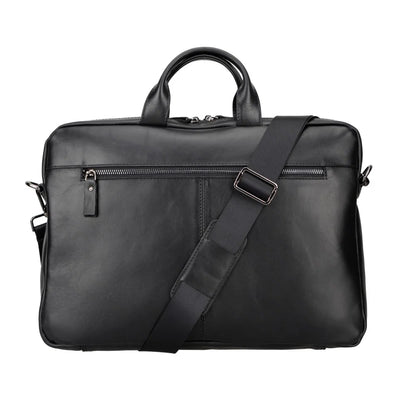 Apollo 16-Inch Leather Laptop Briefcase