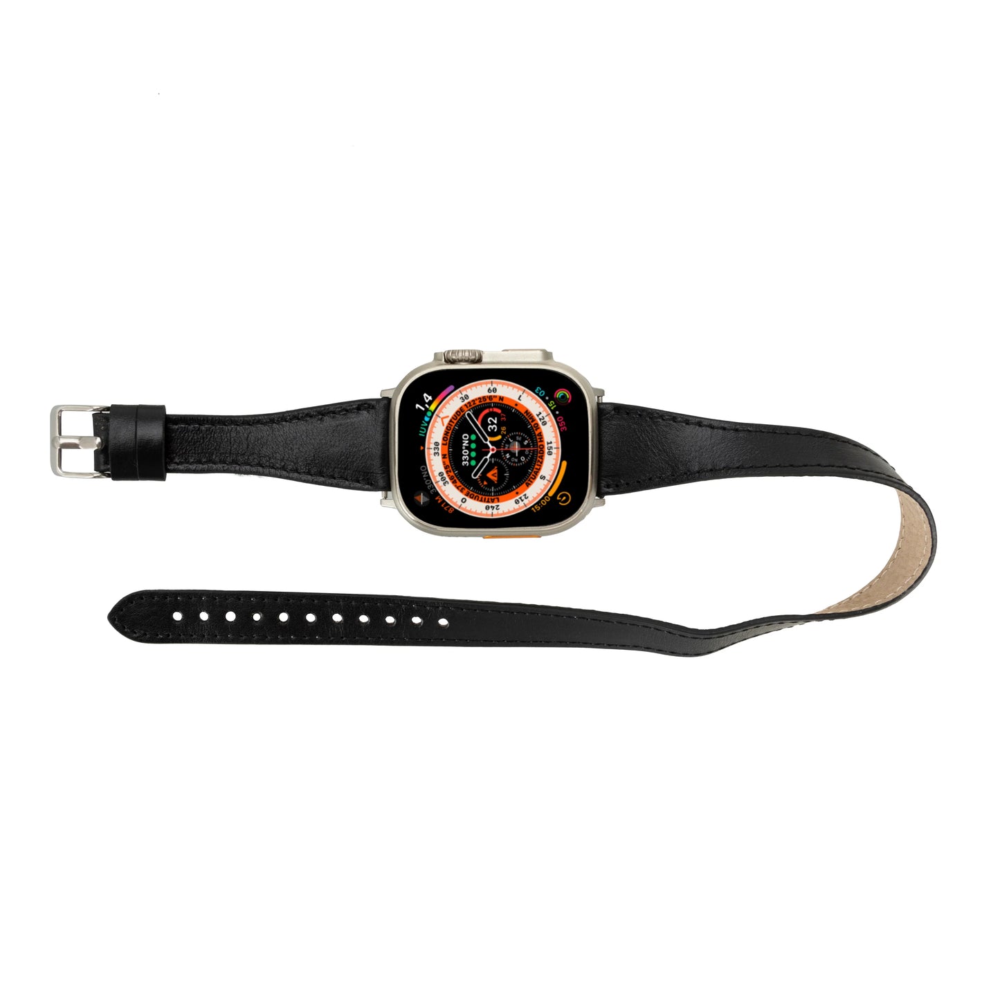 Leather Apple Watch Bands - DTS Double Tour Slim Quantum Style CP22