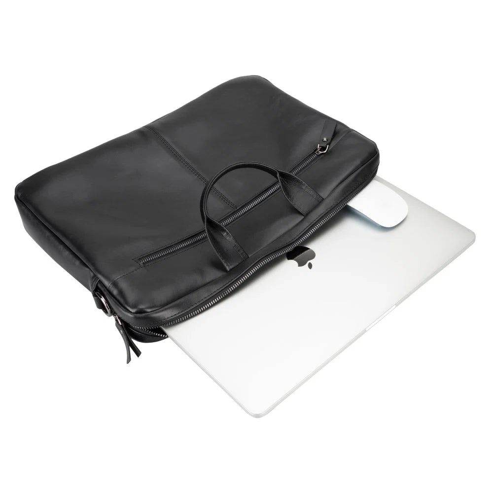 Apollo Leather Business Briefcase / Laptop Case 16"