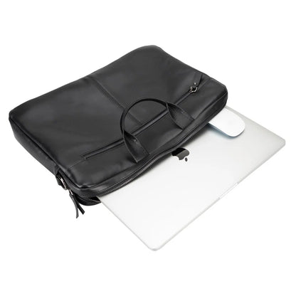 Apollo 16-Inch Leather Laptop Briefcase