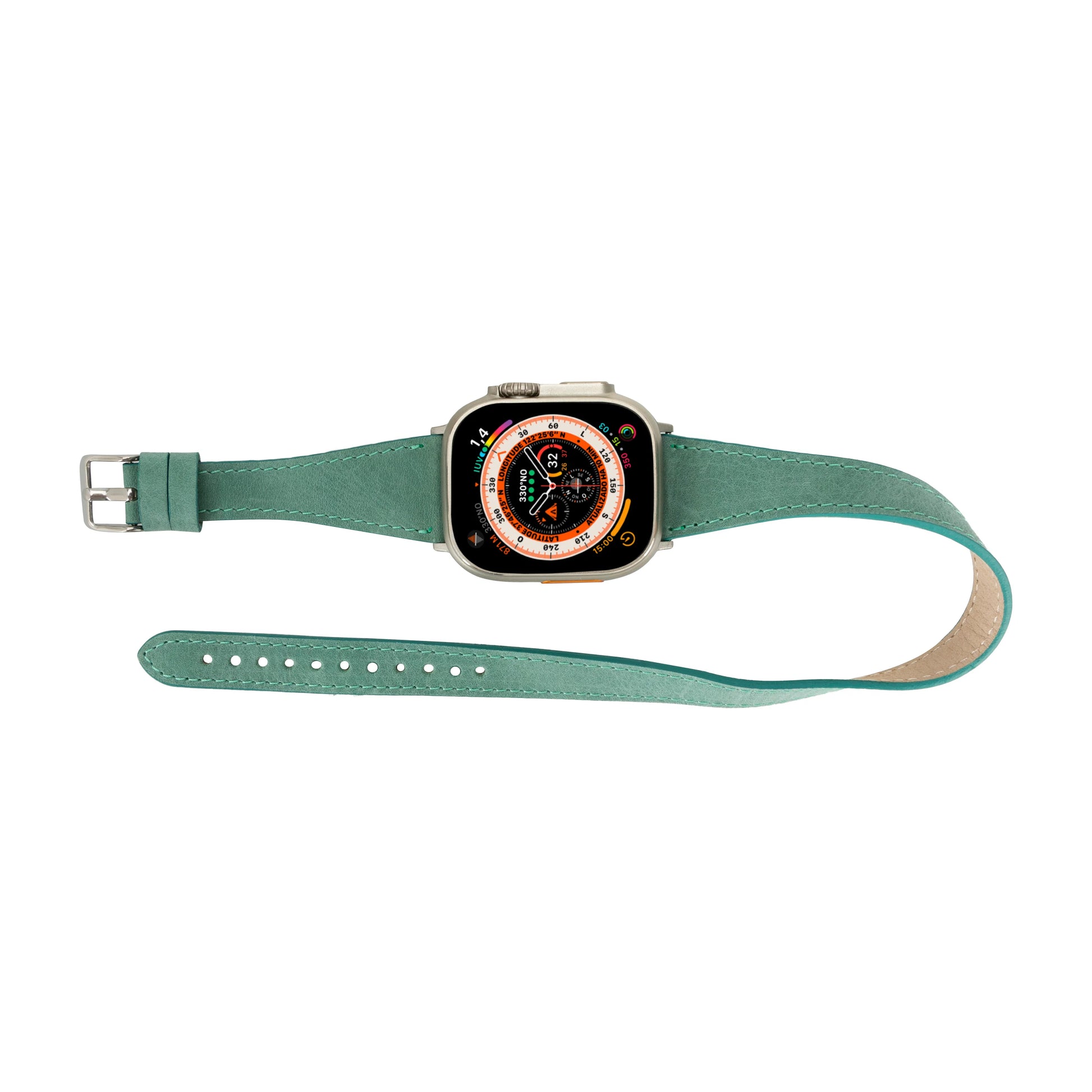 Leather Apple Watch Bands - DTS Double Tour Slim Quantum Style CP22