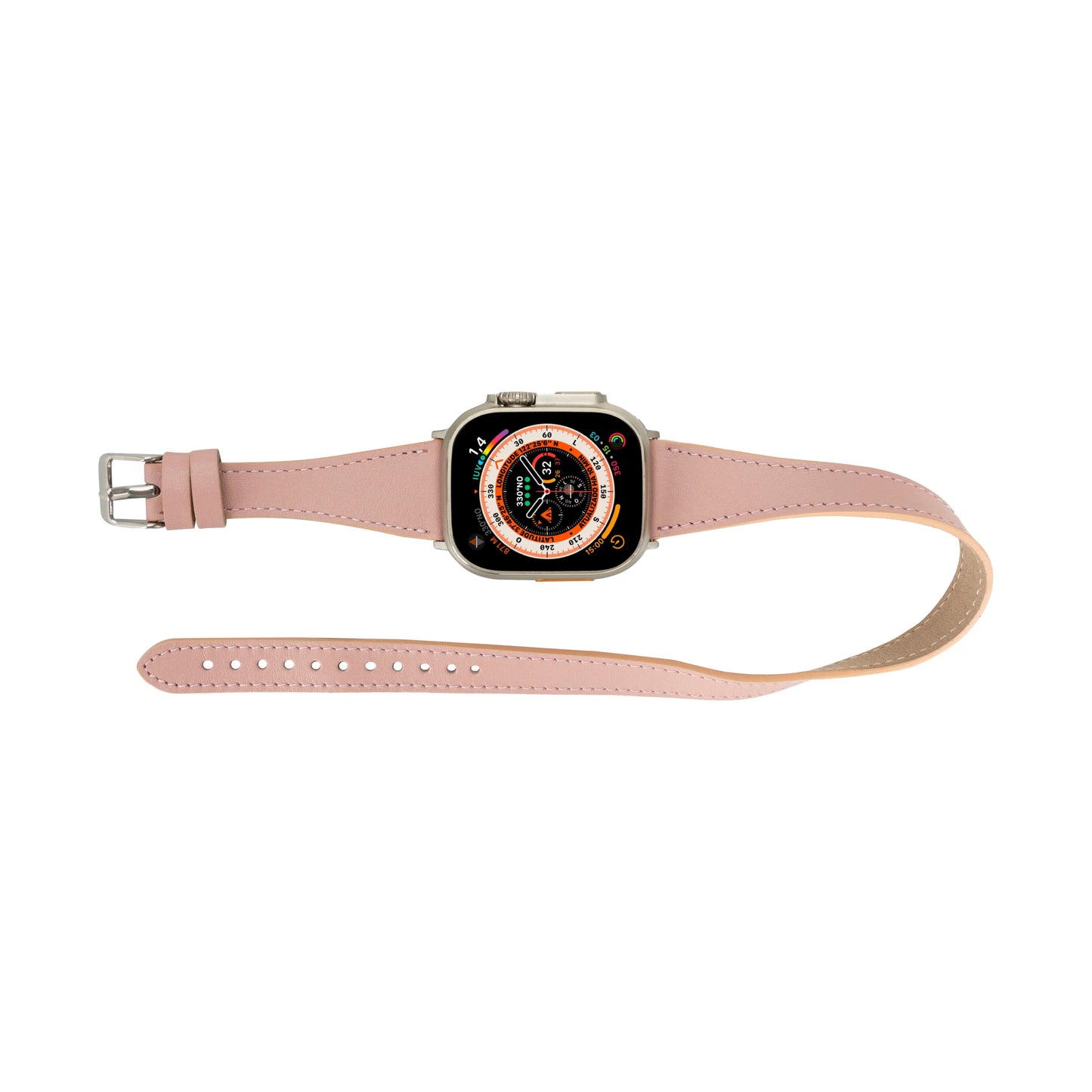 Leather Apple Watch Bands - DTS Double Tour Slim Quantum Style CP22