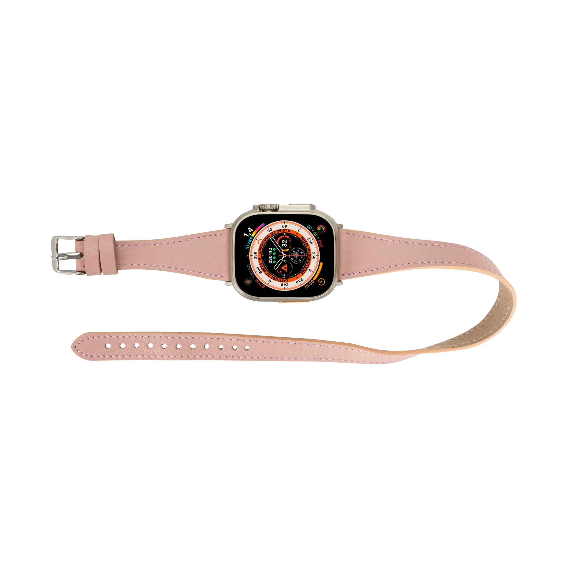 Leather Apple Watch Bands - DTS Double Tour Slim Quantum Style CP22