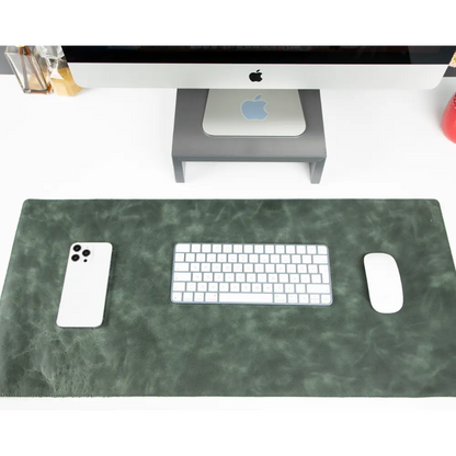 Medium Single-Layer Leather Desk Mat – 80 × 37 cm