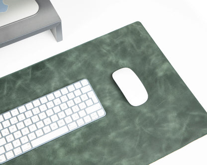 Large Single-Layer Leather Desk Mat – 91 × 48 cm