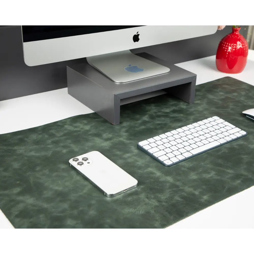 Single Layer Leather Desk Mat Medium Size