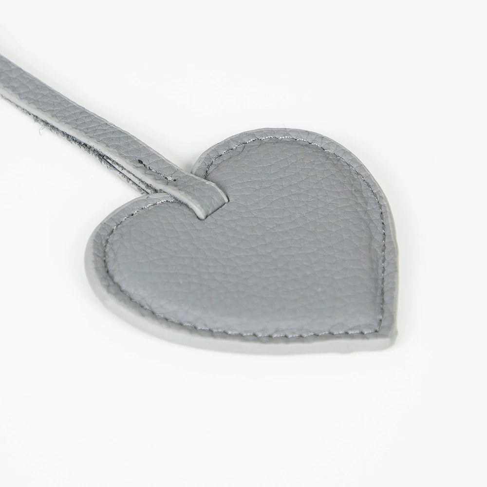 Heart Leather Bag Charm