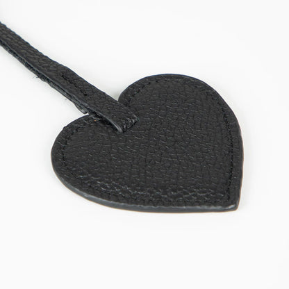 Heart Leather Bag Charm