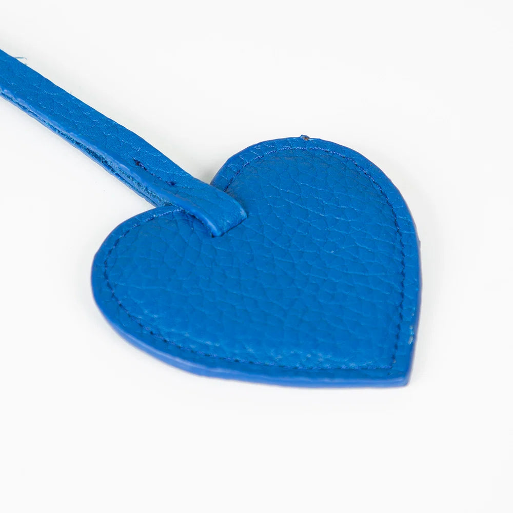Heart Leather Bag Charm