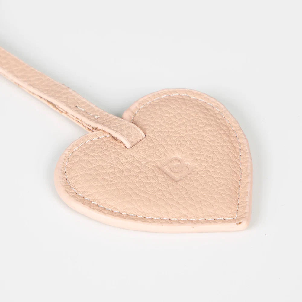 Heart Leather Bag Charm