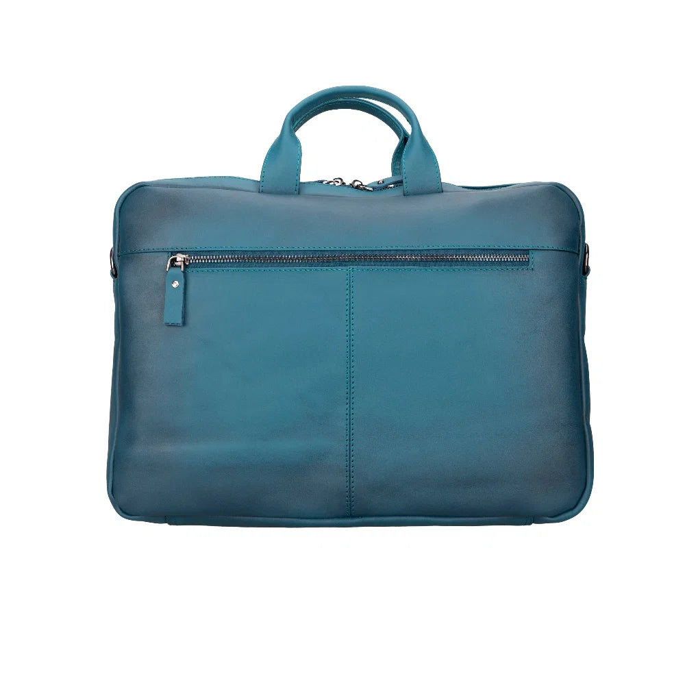 Apollo Leather Business Briefcase / Laptop Case 14"