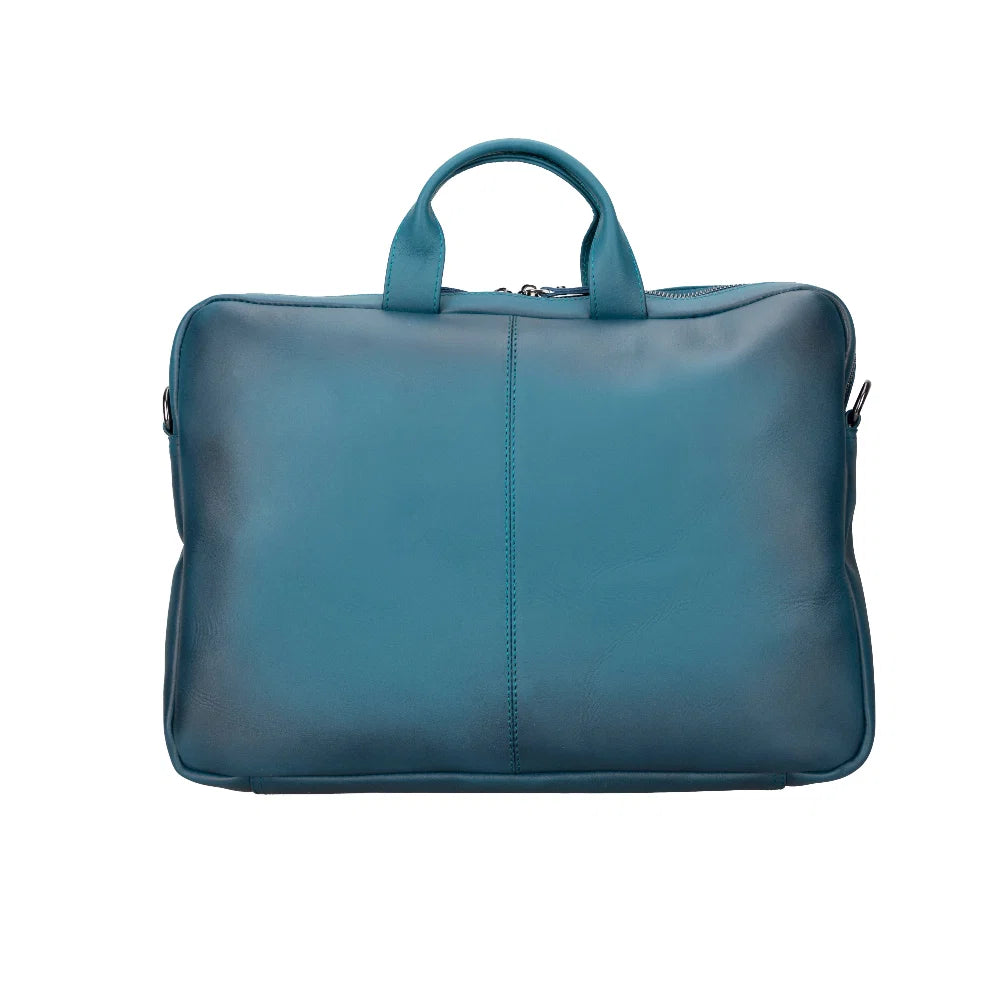 Apollo Leather Business Briefcase / Laptop Case 14"
