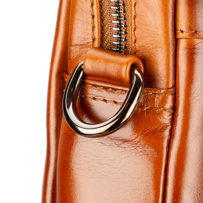 Apollo 16-Inch Leather Laptop Briefcase