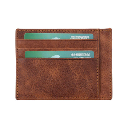 BLW18 Slim Leather Card Holder – 9 Colors