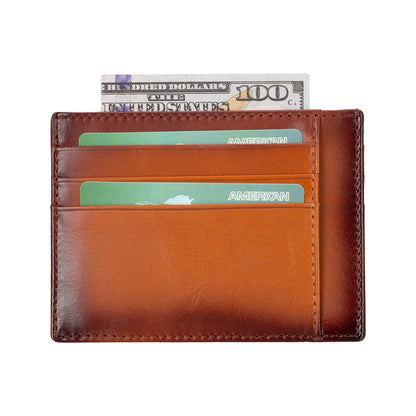 BLW18 Slim Leather Card Holder – 9 Colors