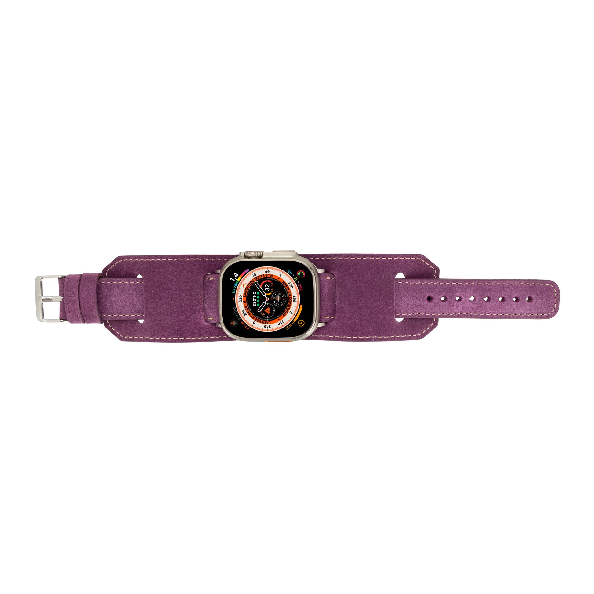 Leather Apple Watch Bands - Cuff Style FL12