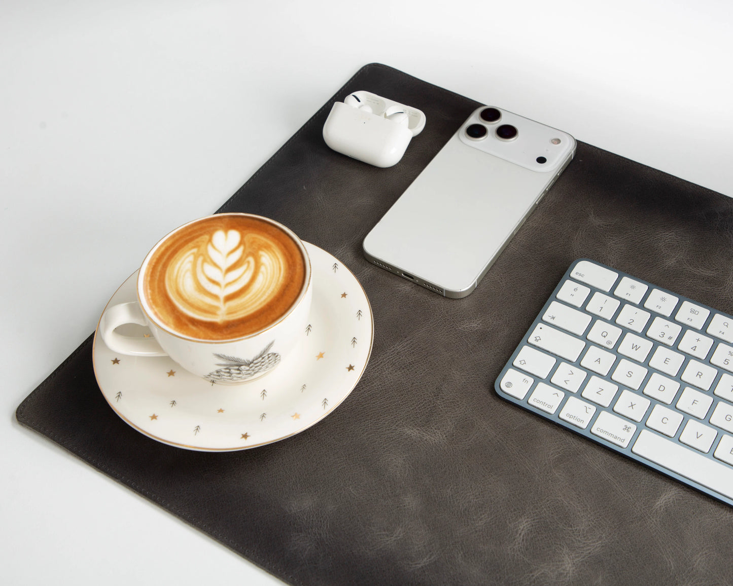 Single Layer Leather Desk Mat Medium Size
