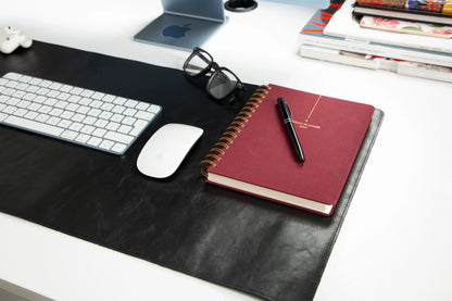 Medium Single-Layer Leather Desk Mat – 80 × 37 cm