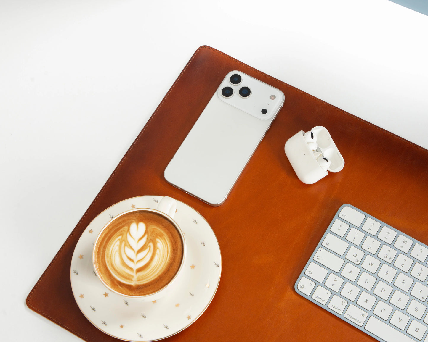 Single Layer Leather Desk Mat Medium Size
