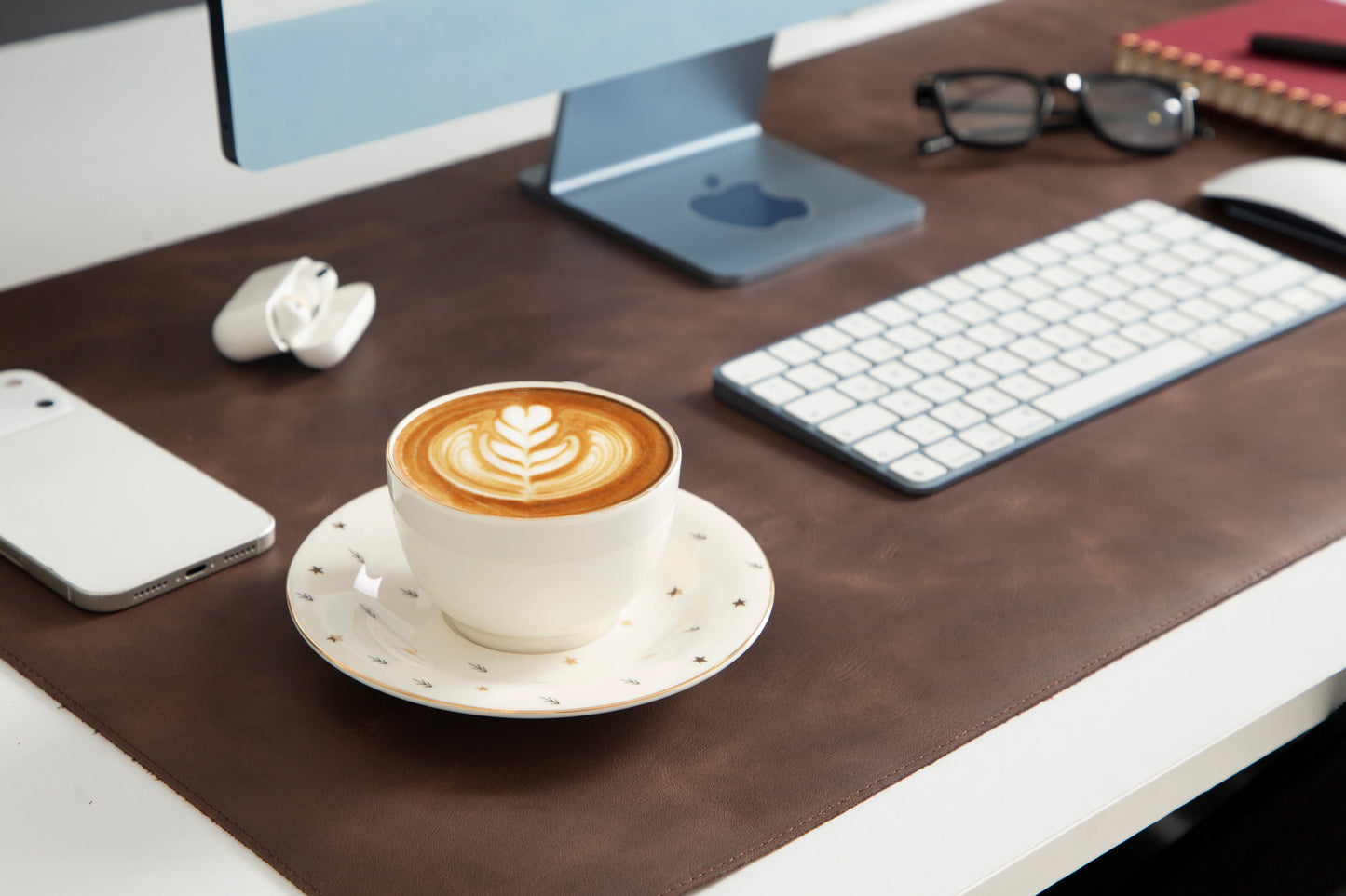 Single Layer Leather Desk Mat Large Size